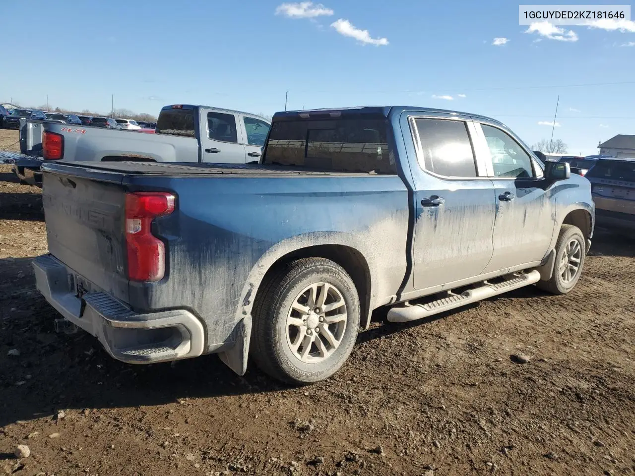 1GCUYDED2KZ181646 2019 Chevrolet Silverado K1500 Lt