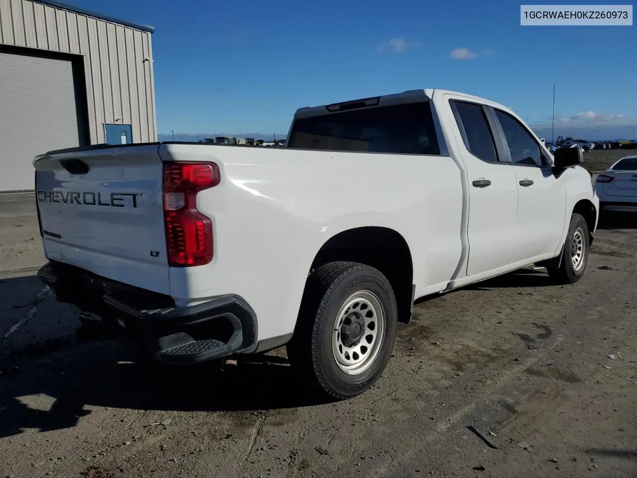 1GCRWAEH0KZ260973 2019 Chevrolet Silverado C1500