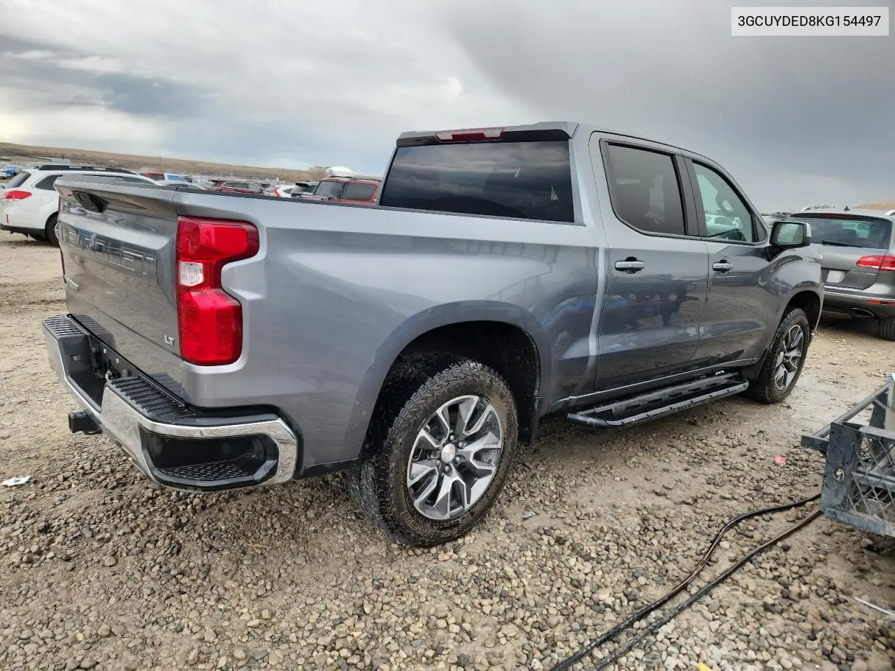 3GCUYDED8KG154497 2019 Chevrolet Silverado K1500 Lt