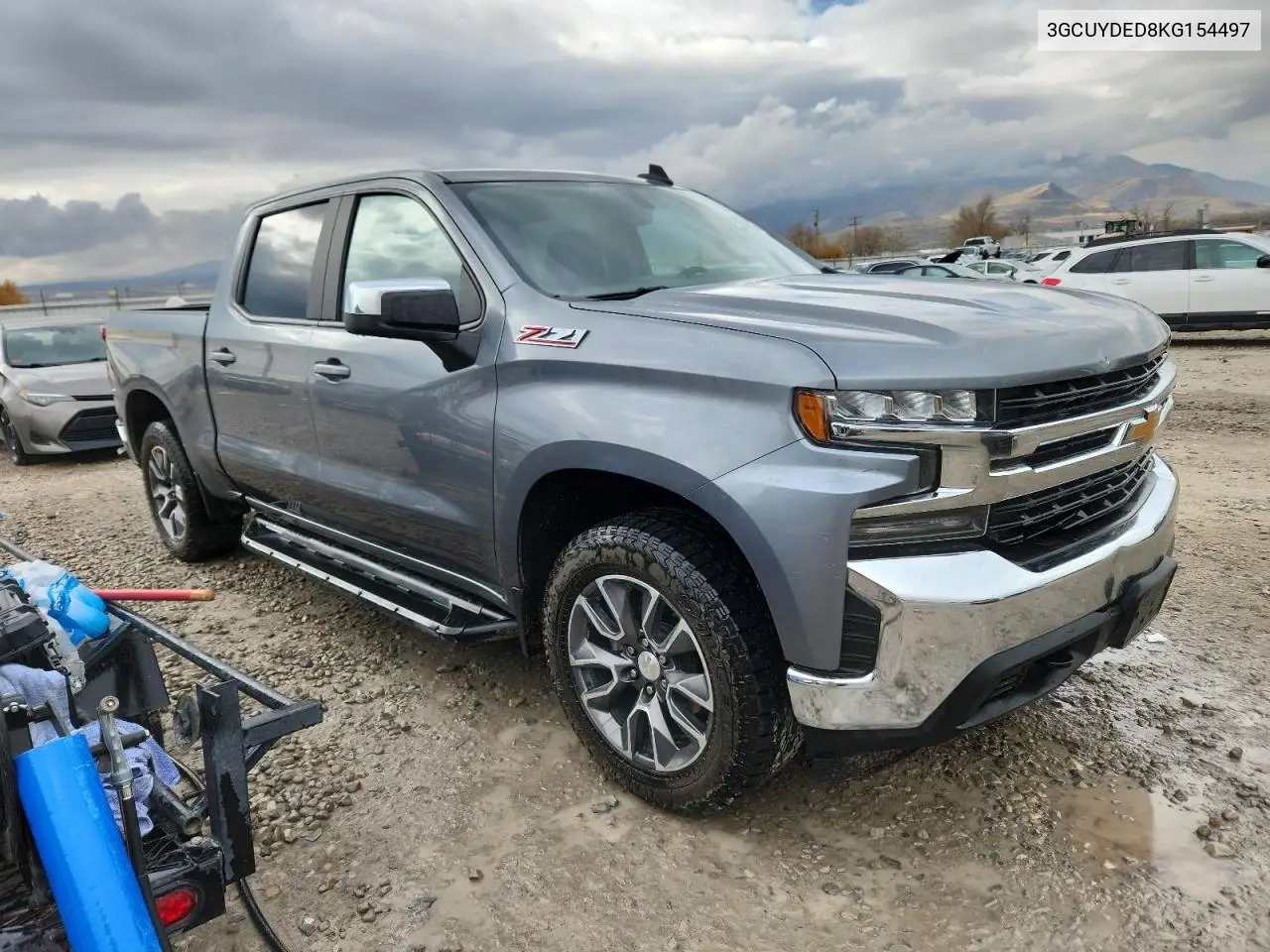 3GCUYDED8KG154497 2019 Chevrolet Silverado K1500 Lt