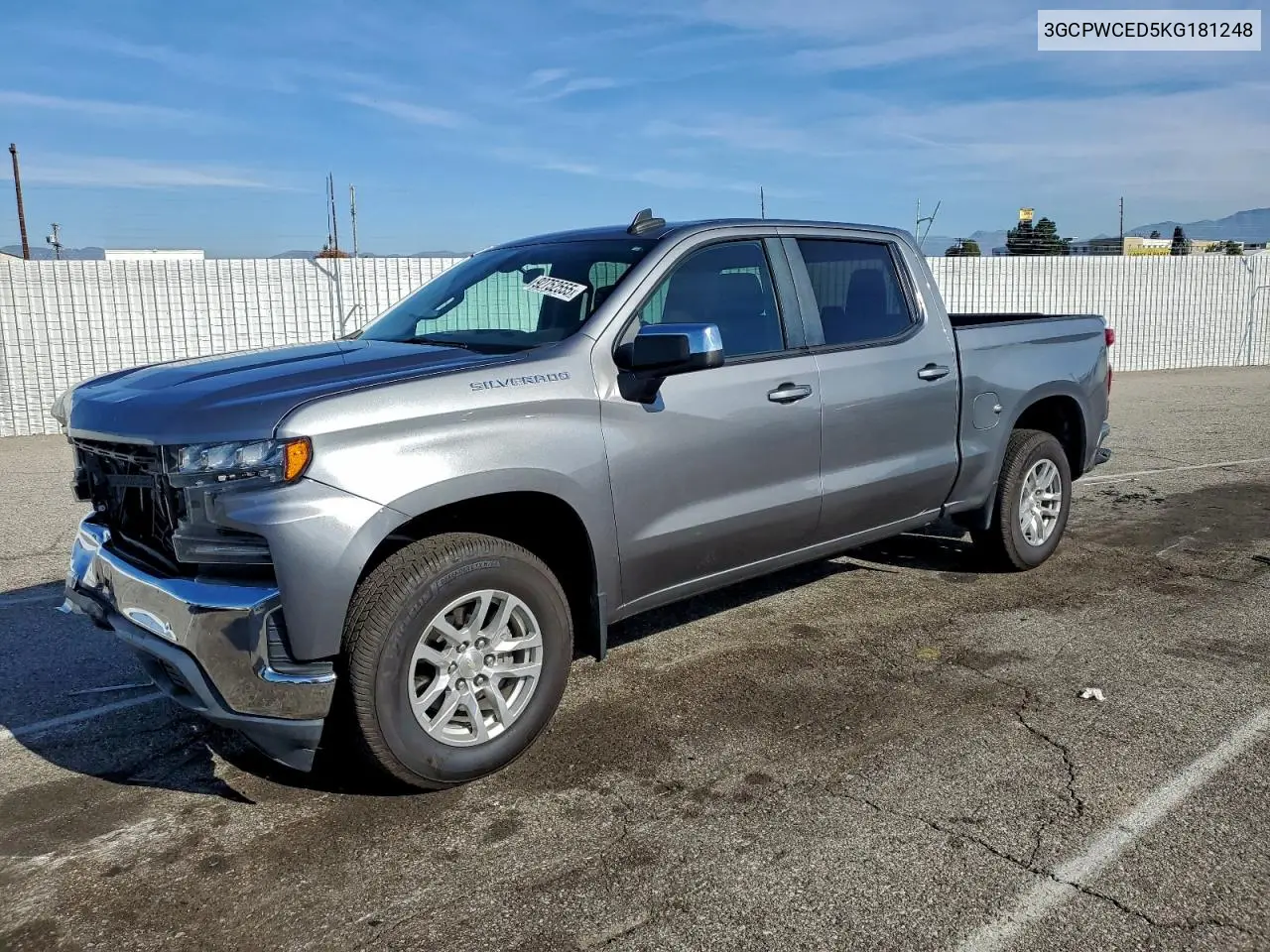 3GCPWCED5KG181248 2019 Chevrolet Silverado C1500 Lt