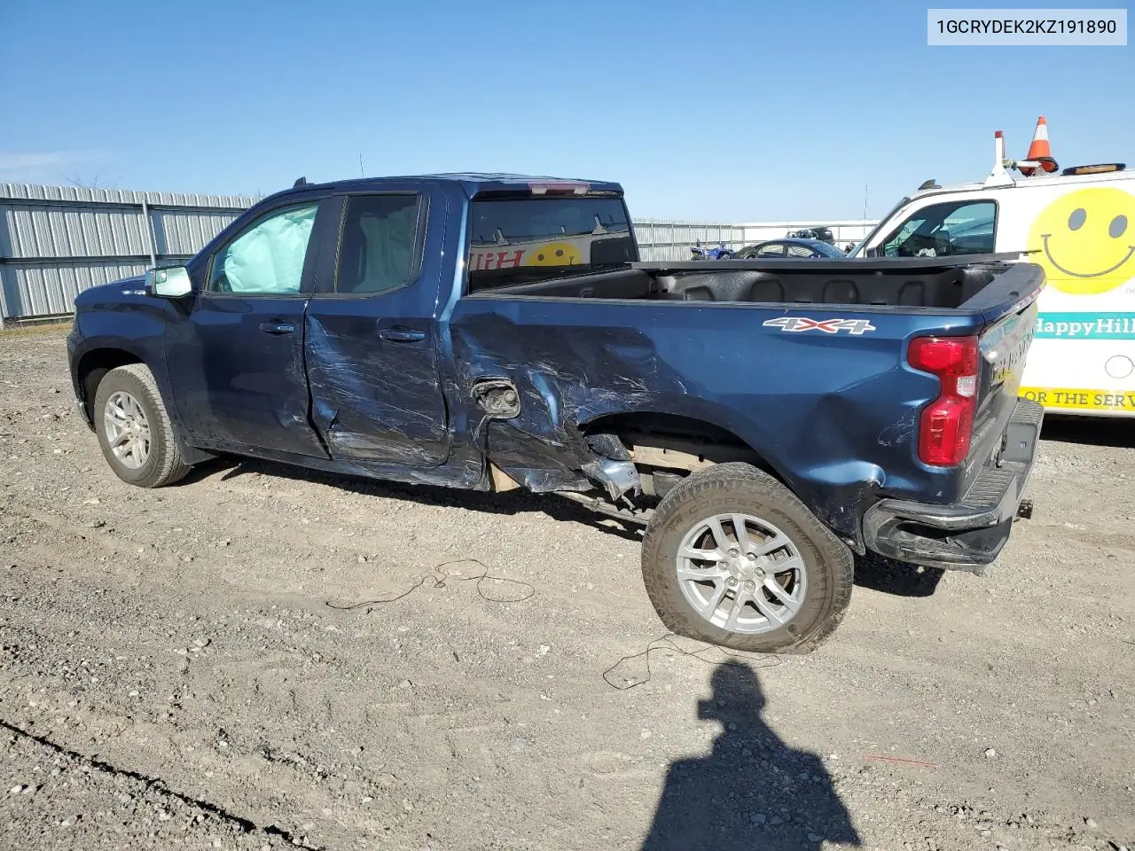 1GCRYDEK2KZ191890 2019 Chevrolet Silverado K1500 Lt