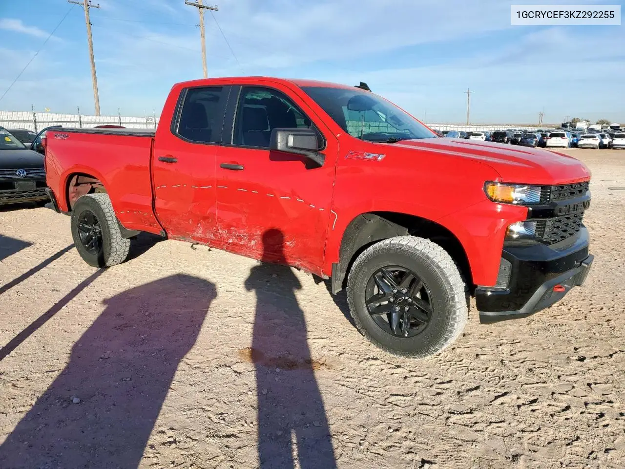 1GCRYCEF3KZ292255 2019 Chevrolet Silverado K1500 Trail Boss Custom