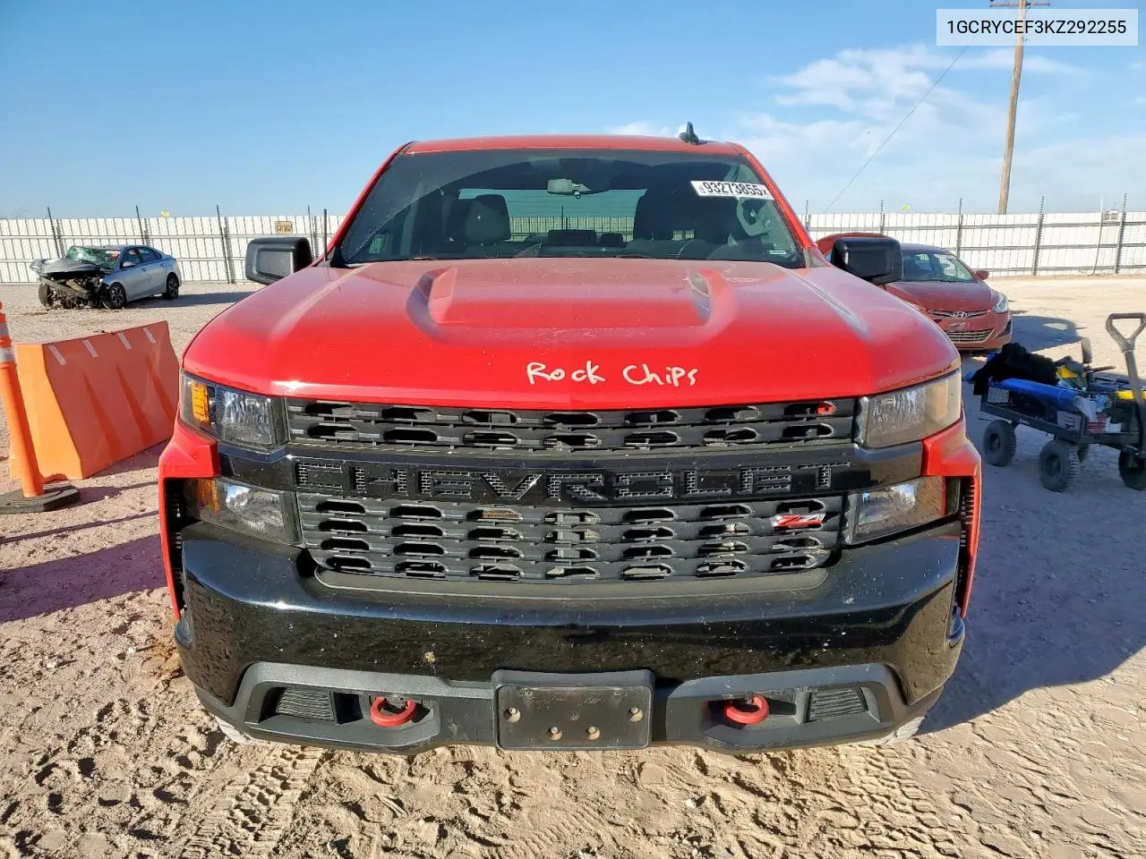 1GCRYCEF3KZ292255 2019 Chevrolet Silverado K1500 Trail Boss Custom