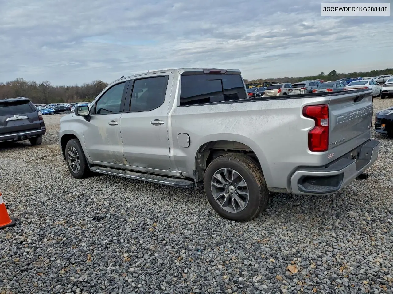 3GCPWDED4KG288488 2019 Chevrolet Silverado C1500 Rst