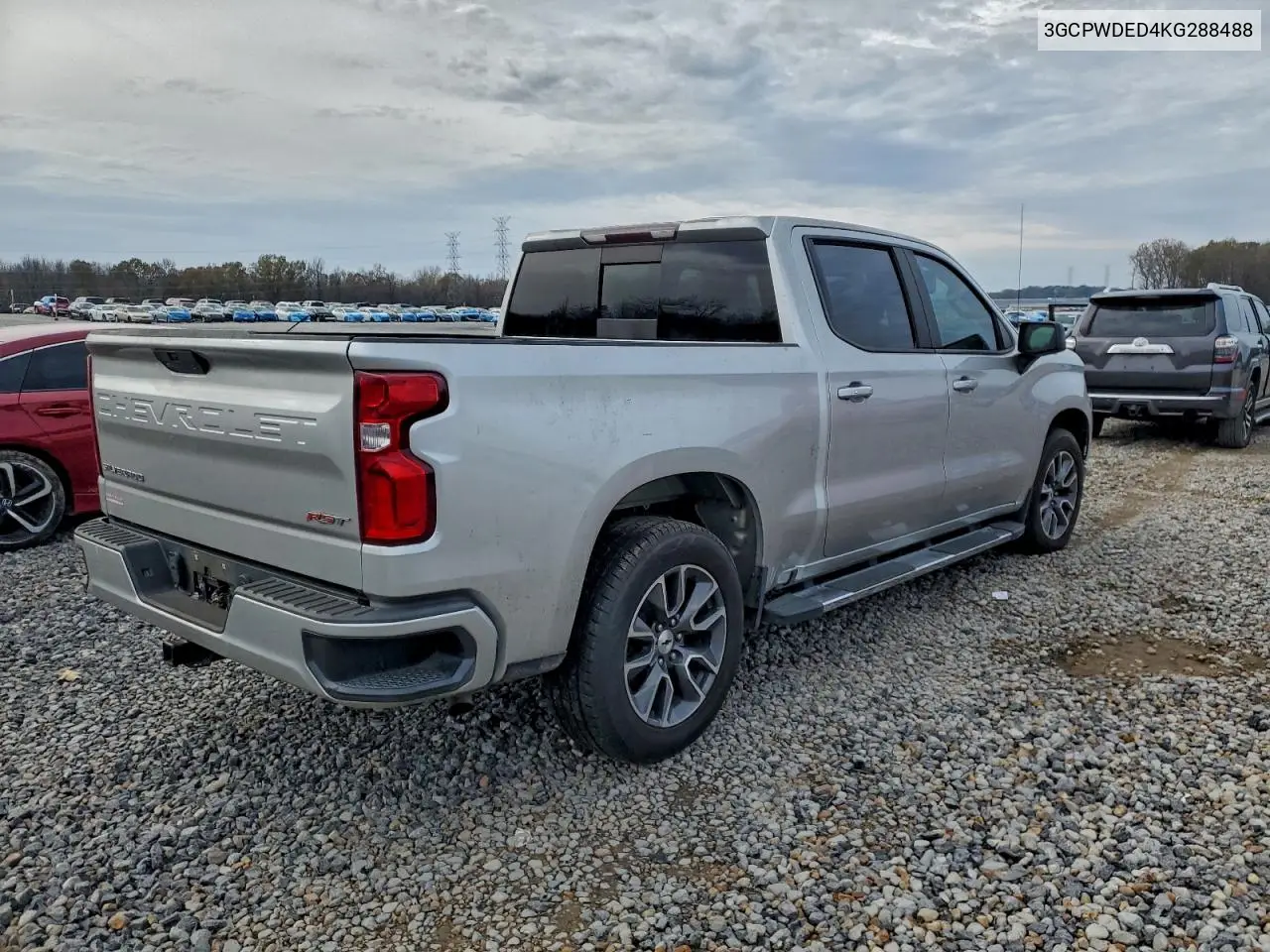 3GCPWDED4KG288488 2019 Chevrolet Silverado C1500 Rst