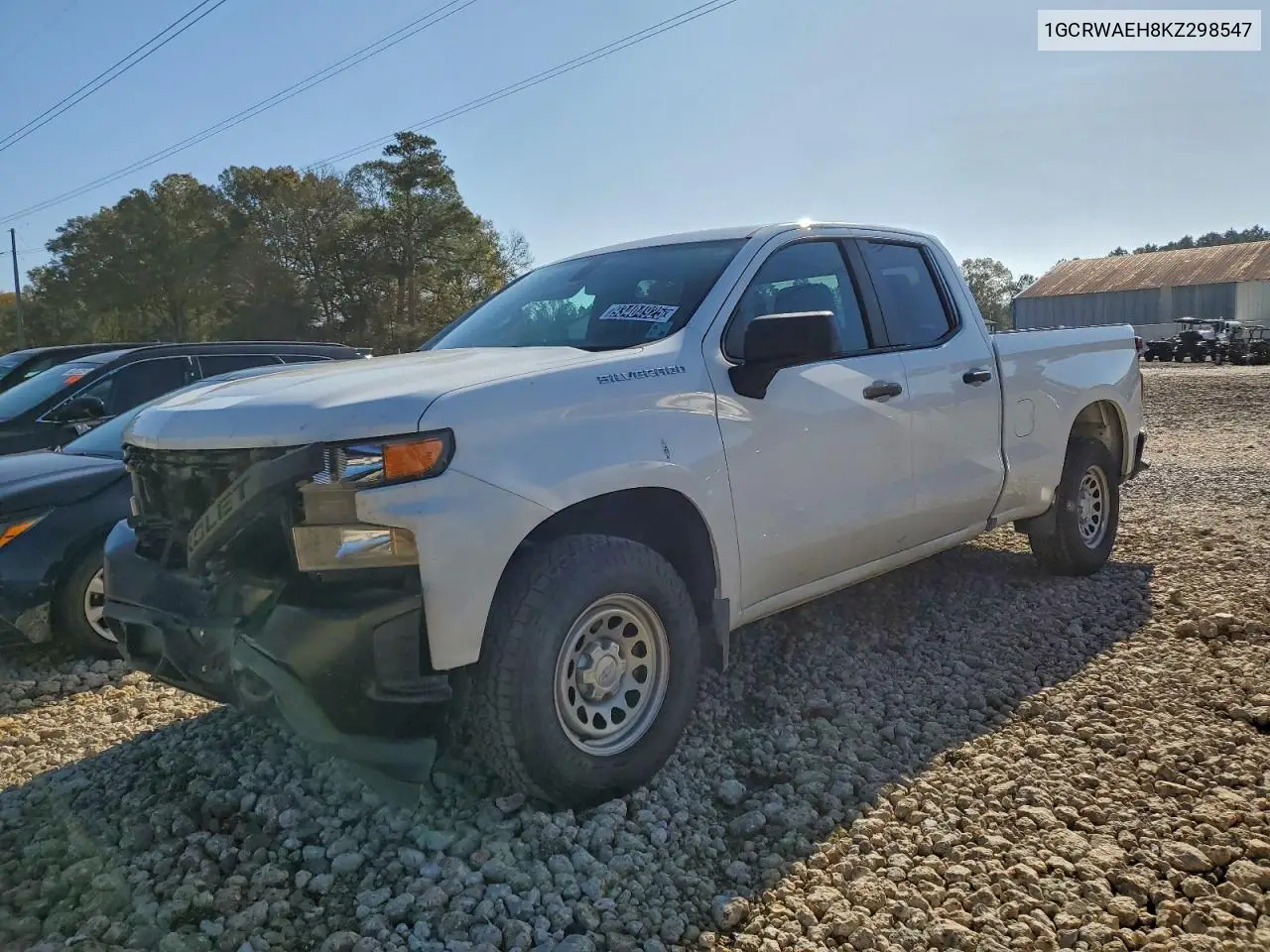 1GCRWAEH8KZ298547 2019 Chevrolet Silverado C1500