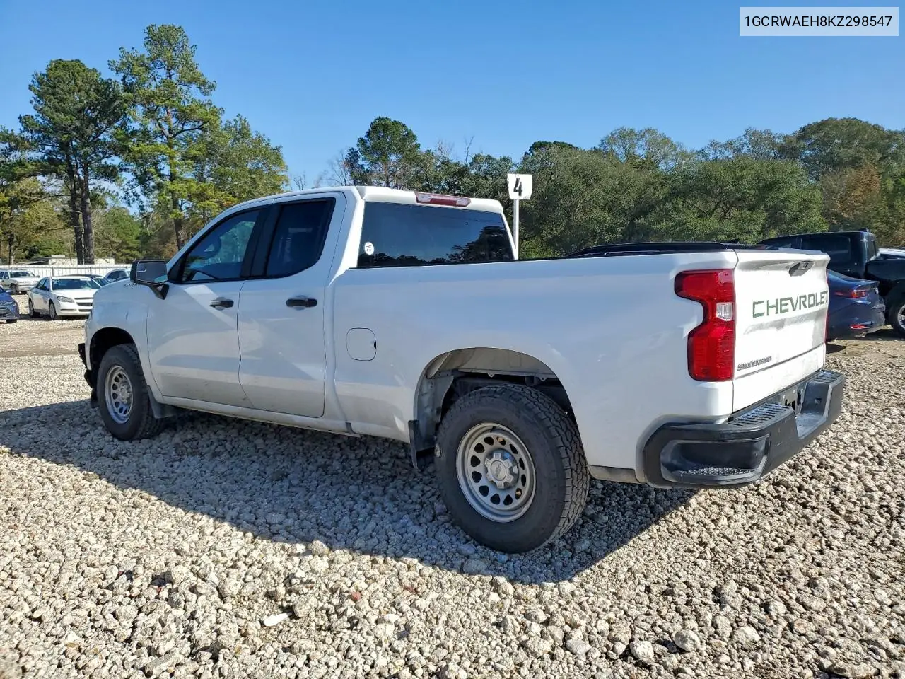 1GCRWAEH8KZ298547 2019 Chevrolet Silverado C1500