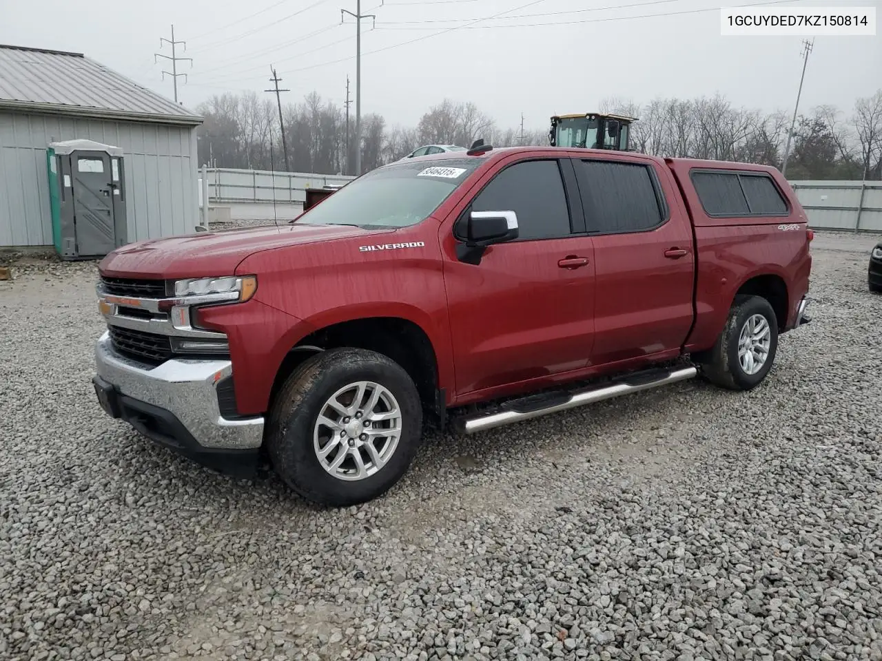 1GCUYDED7KZ150814 2019 Chevrolet Silverado K1500 Lt