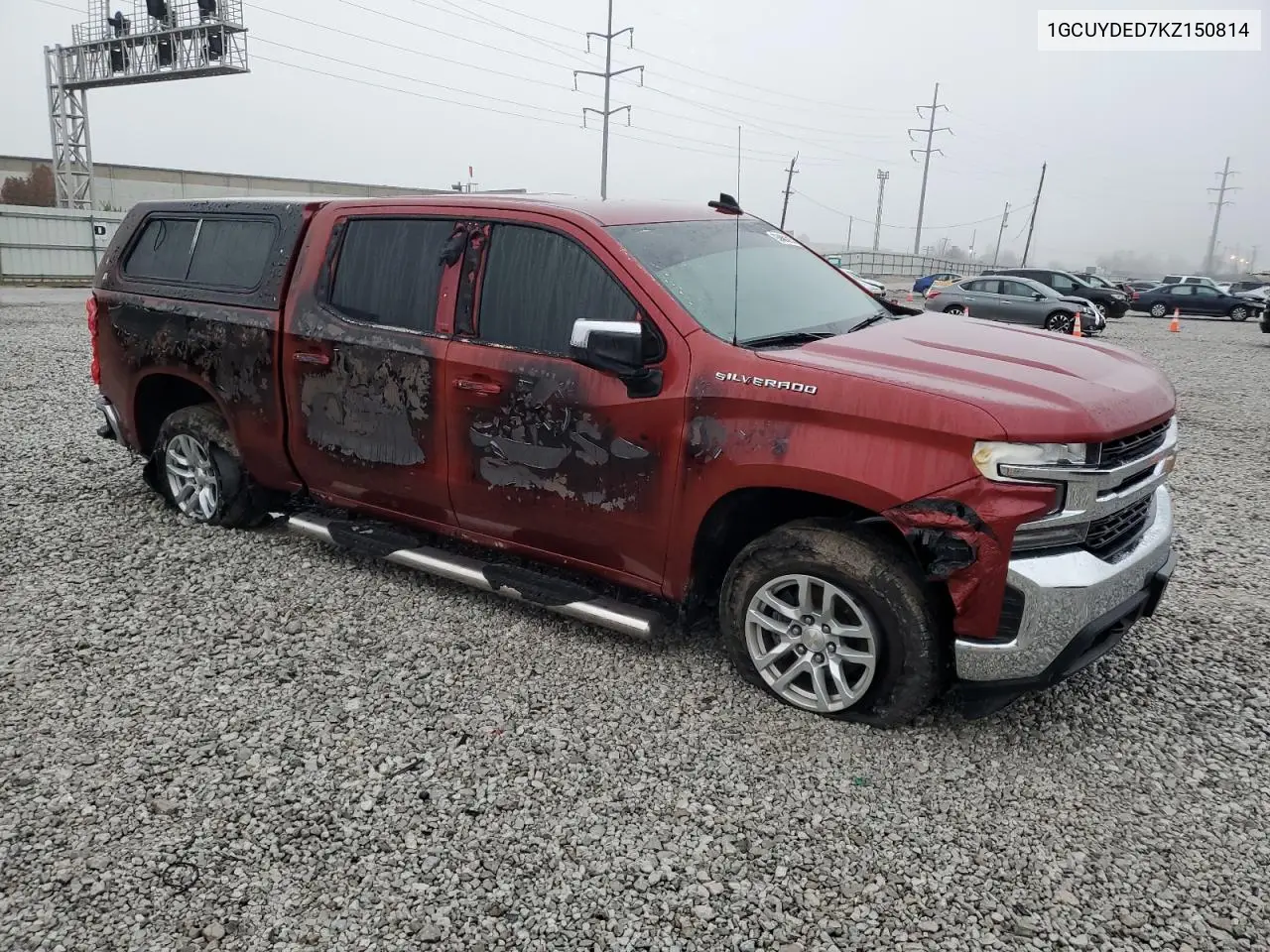 1GCUYDED7KZ150814 2019 Chevrolet Silverado K1500 Lt