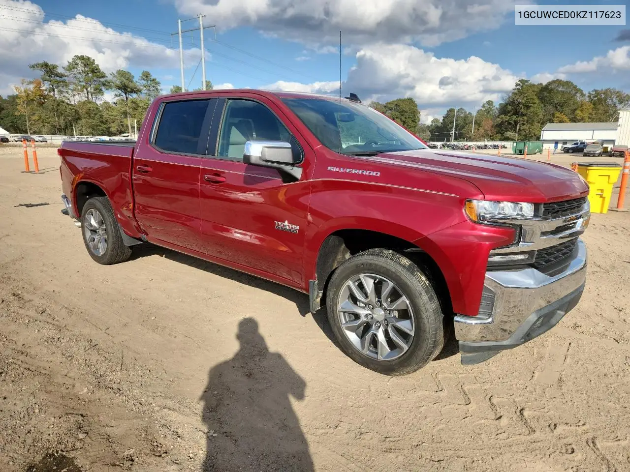 1GCUWCED0KZ117623 2019 Chevrolet Silverado C1500 Lt