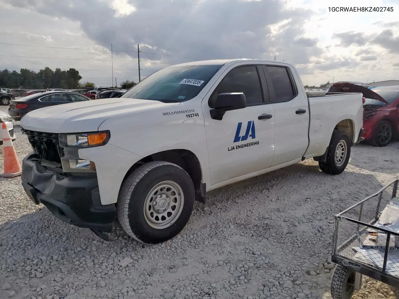 1GCRWAEH8KZ402745 2019 Chevrolet Silverado C1500