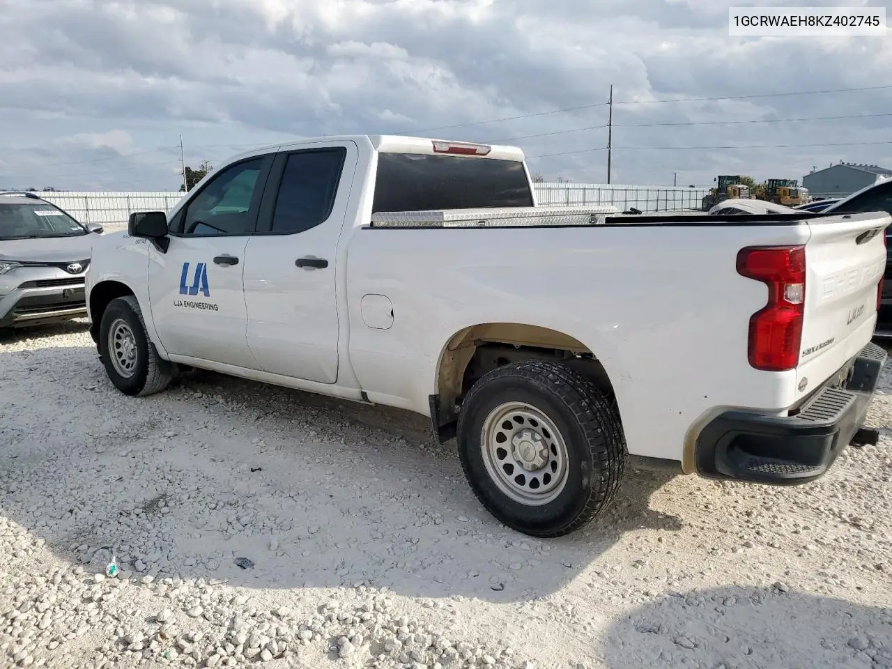 1GCRWAEH8KZ402745 2019 Chevrolet Silverado C1500