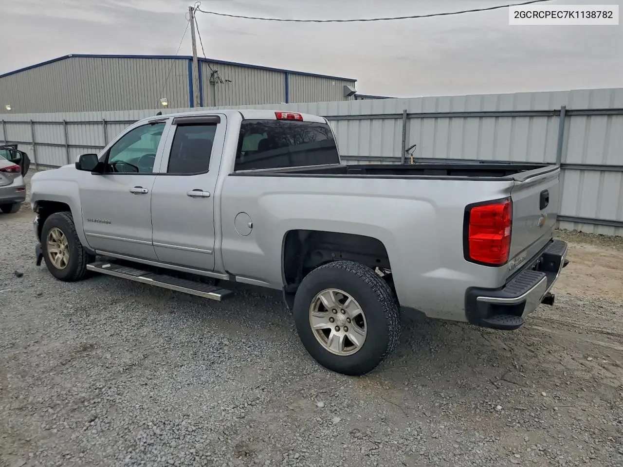2GCRCPEC7K1138782 2019 Chevrolet Silverado Ld C1500 Lt