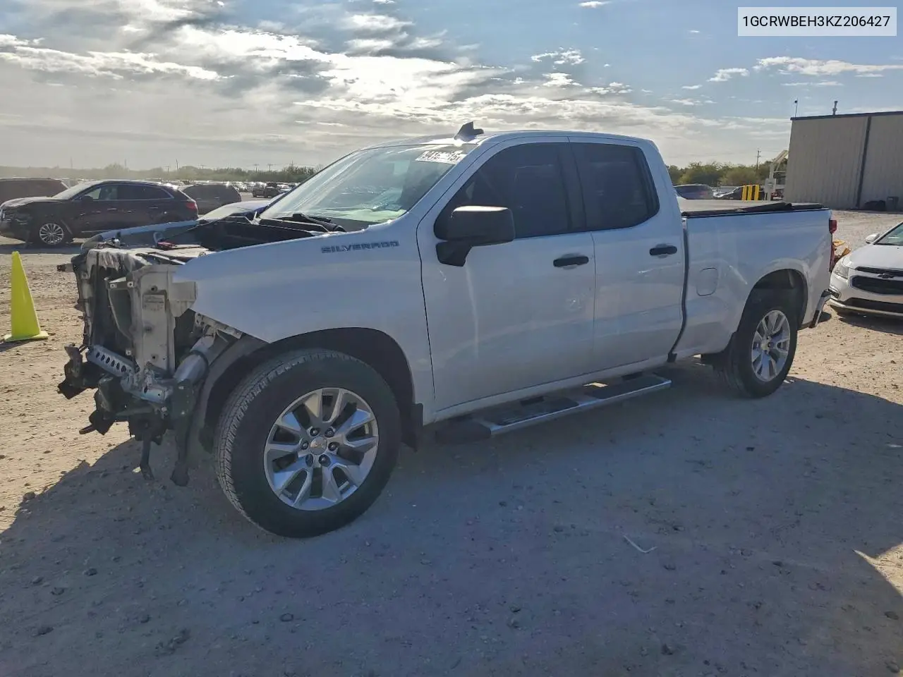 1GCRWBEH3KZ206427 2019 Chevrolet Silverado C1500 Custom