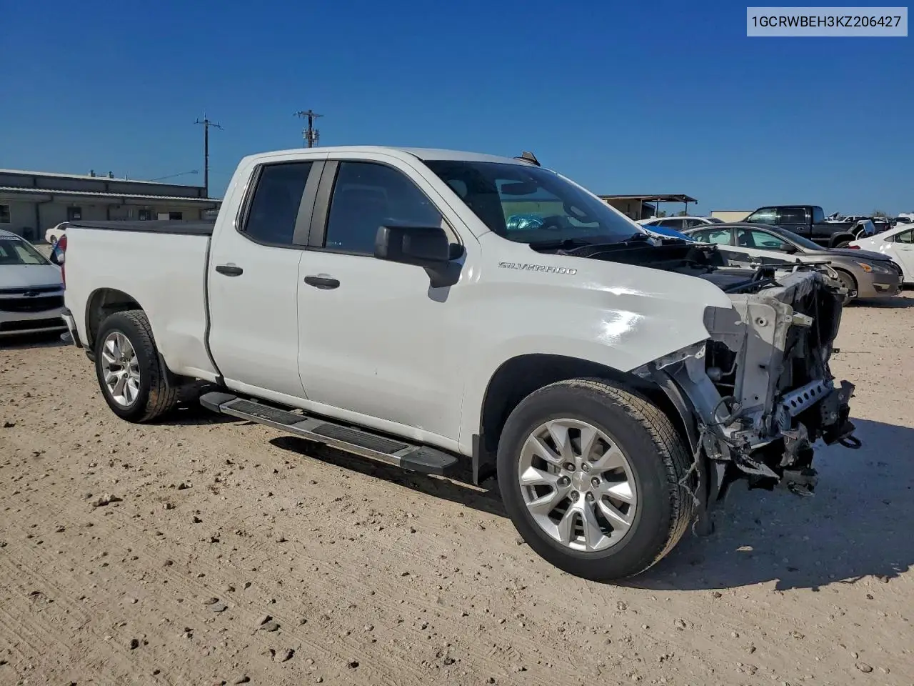 1GCRWBEH3KZ206427 2019 Chevrolet Silverado C1500 Custom