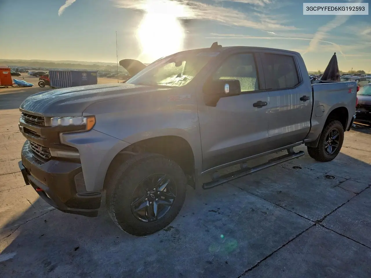3GCPYFED6KG192593 2019 Chevrolet Silverado K1500 Lt Trail Boss