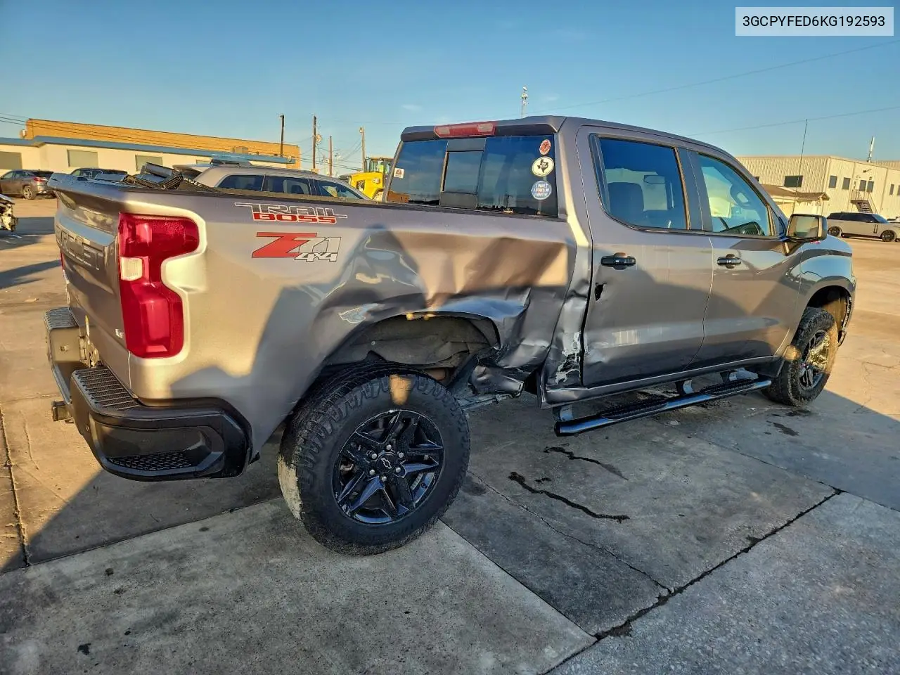 3GCPYFED6KG192593 2019 Chevrolet Silverado K1500 Lt Trail Boss