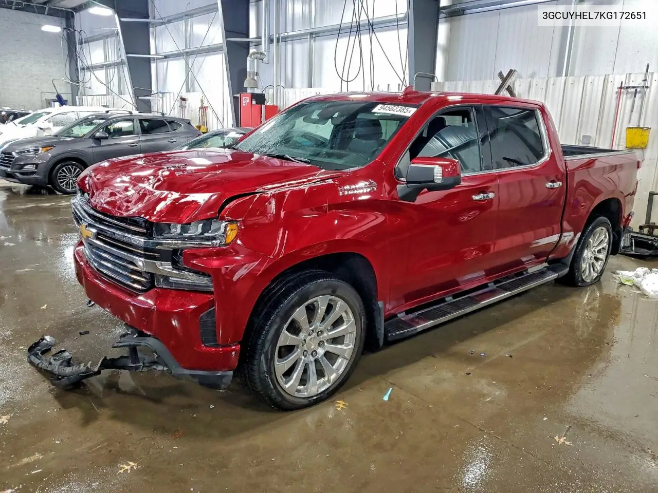 3GCUYHEL7KG172651 2019 Chevrolet Silverado K1500 High Country