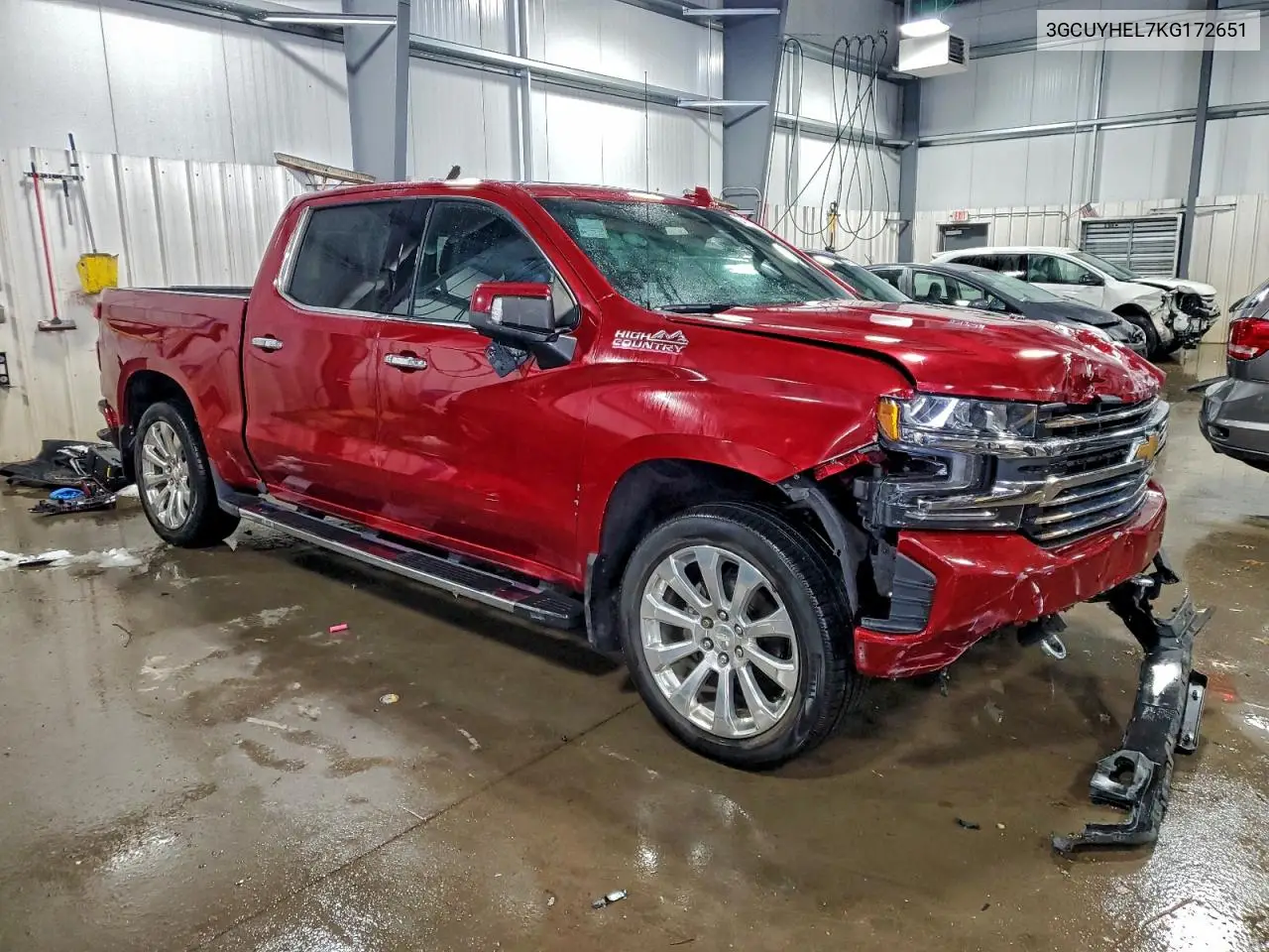 3GCUYHEL7KG172651 2019 Chevrolet Silverado K1500 High Country
