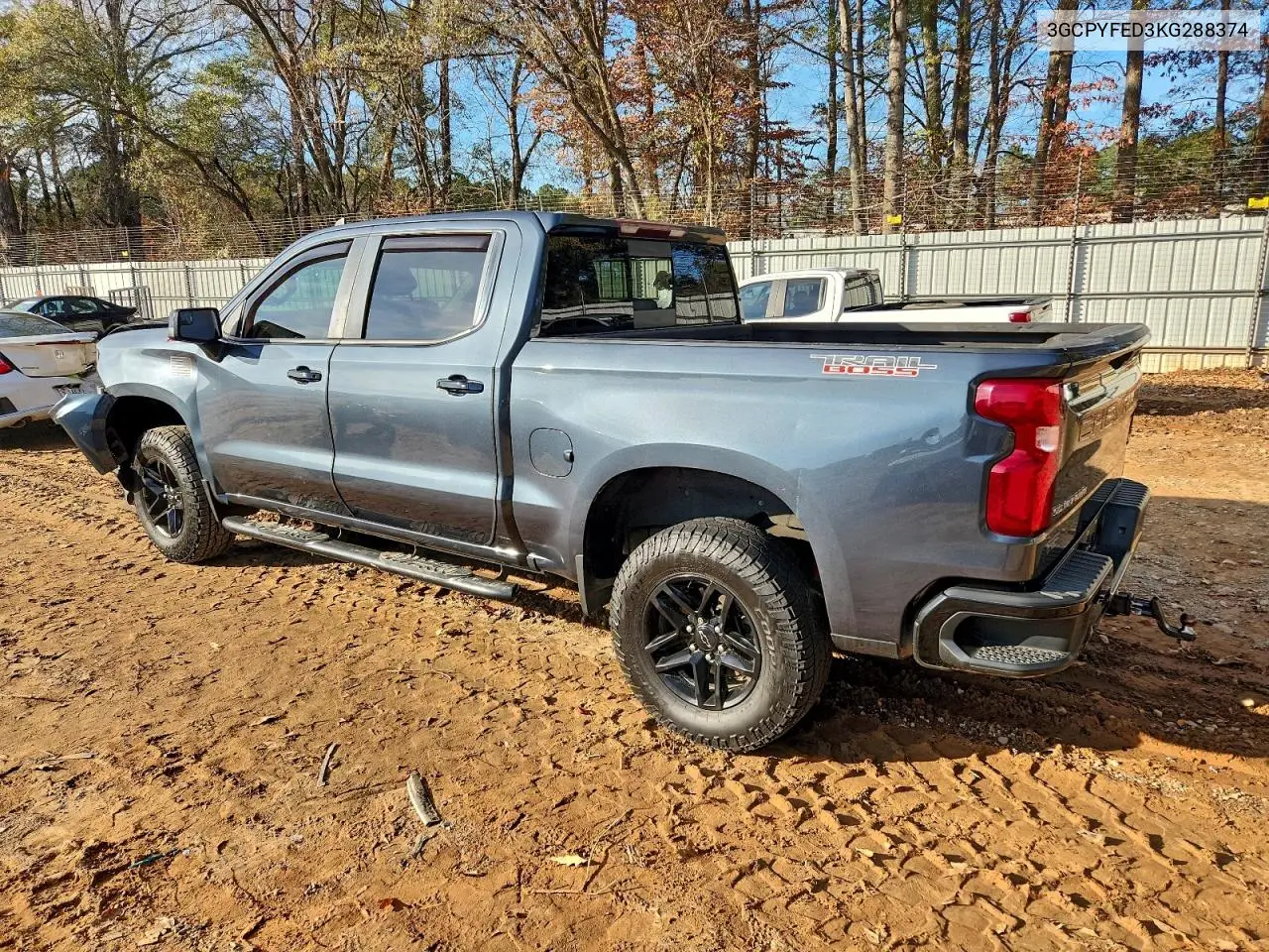 3GCPYFED3KG288374 2019 Chevrolet Silverado K1500 Lt Trail Boss