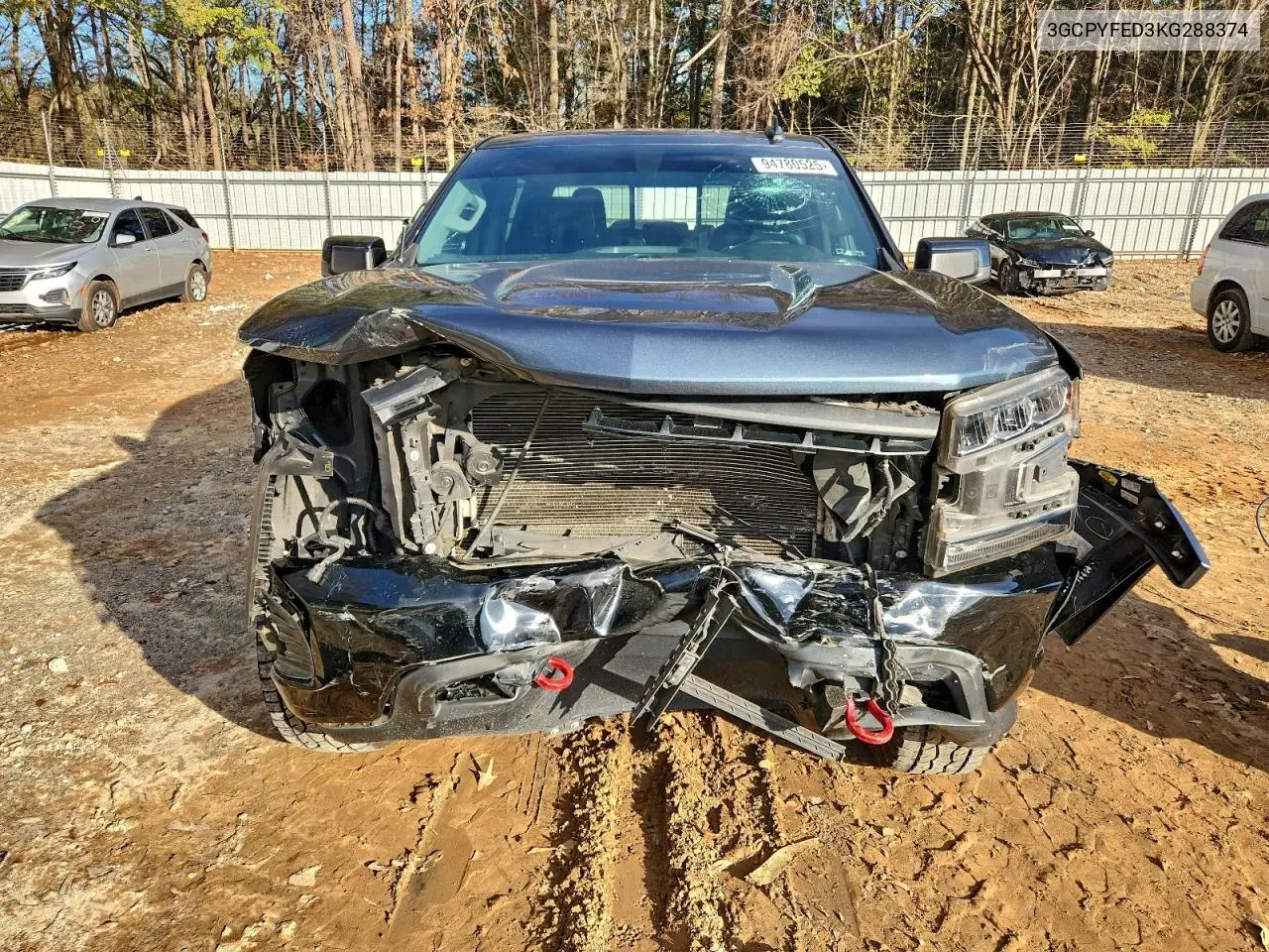 3GCPYFED3KG288374 2019 Chevrolet Silverado K1500 Lt Trail Boss