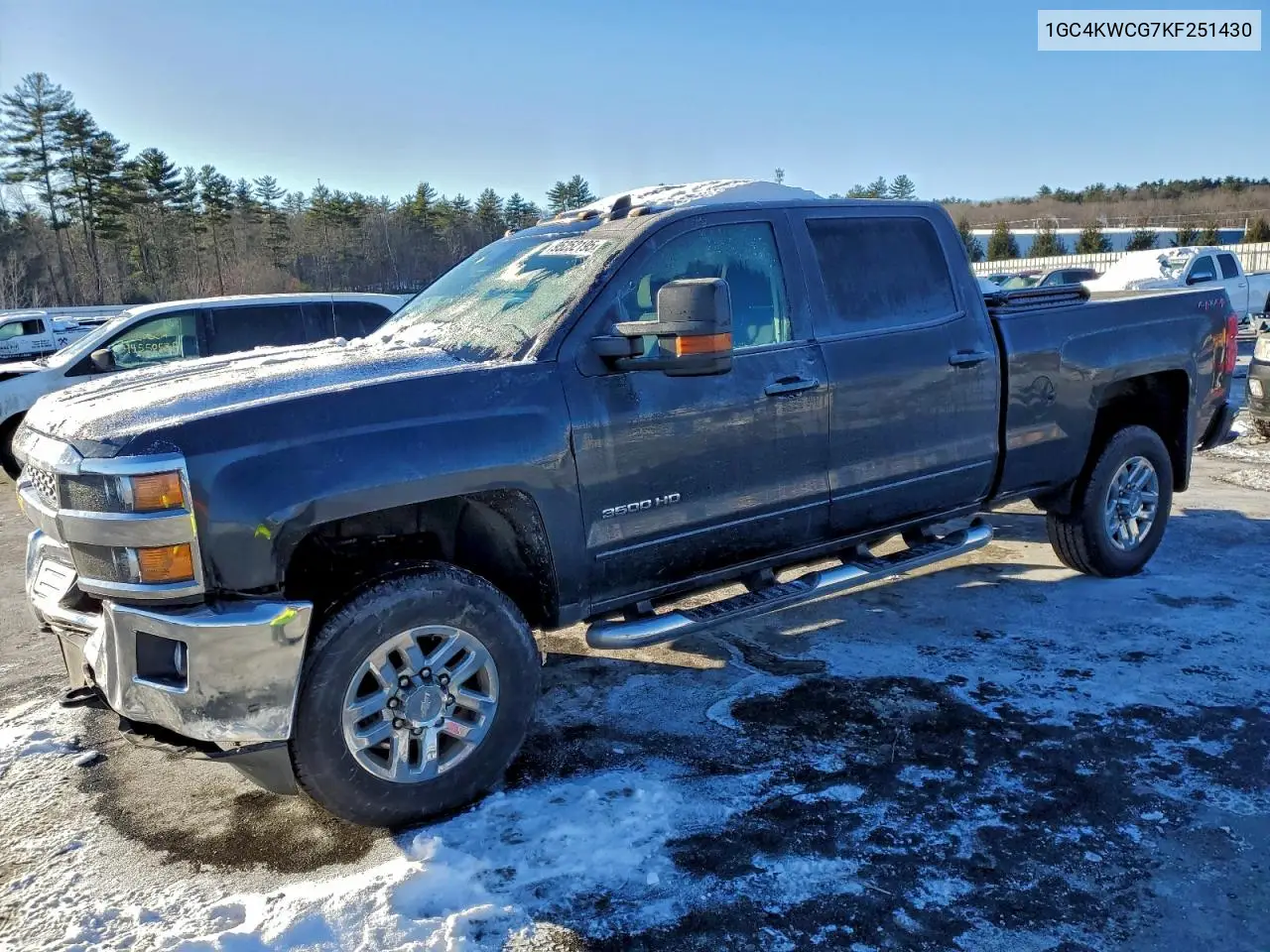 1GC4KWCG7KF251430 2019 Chevrolet Silverado K3500 Lt