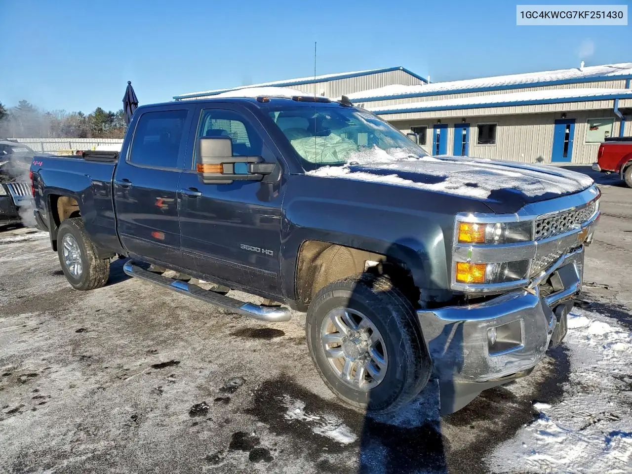 1GC4KWCG7KF251430 2019 Chevrolet Silverado K3500 Lt