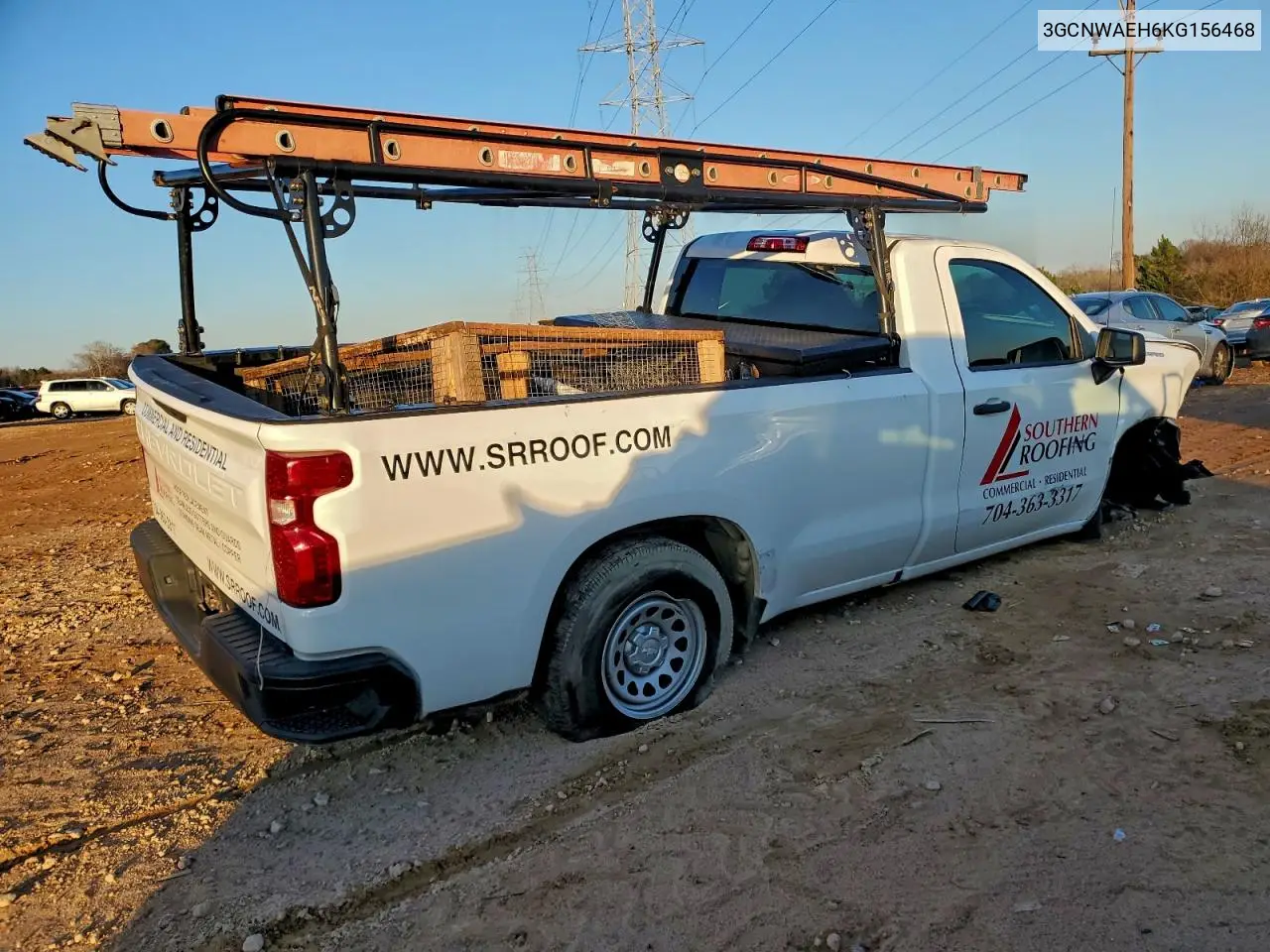 3GCNWAEH6KG156468 2019 Chevrolet Silverado C1500