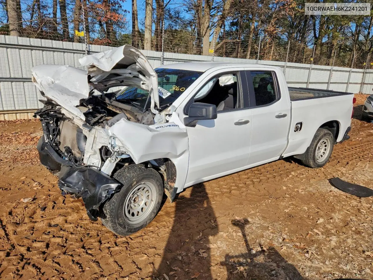 1GCRWAEH6KZ241201 2019 Chevrolet Silverado C1500