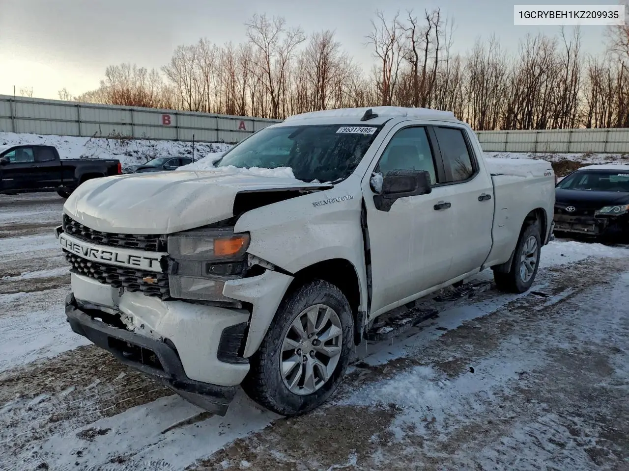 1GCRYBEH1KZ209935 2019 Chevrolet Silverado K1500 Custom
