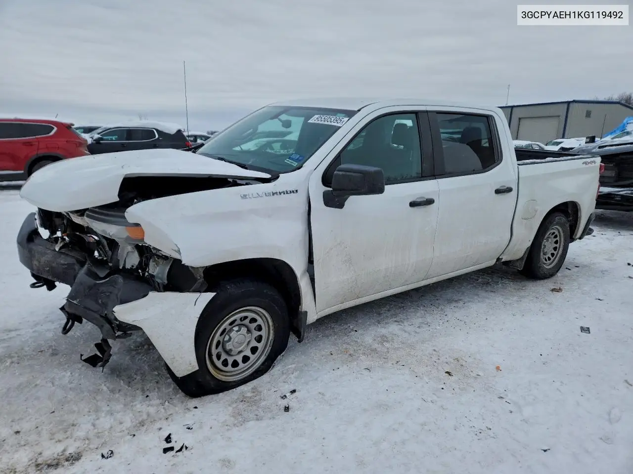 3GCPYAEH1KG119492 2019 Chevrolet Silverado K1500