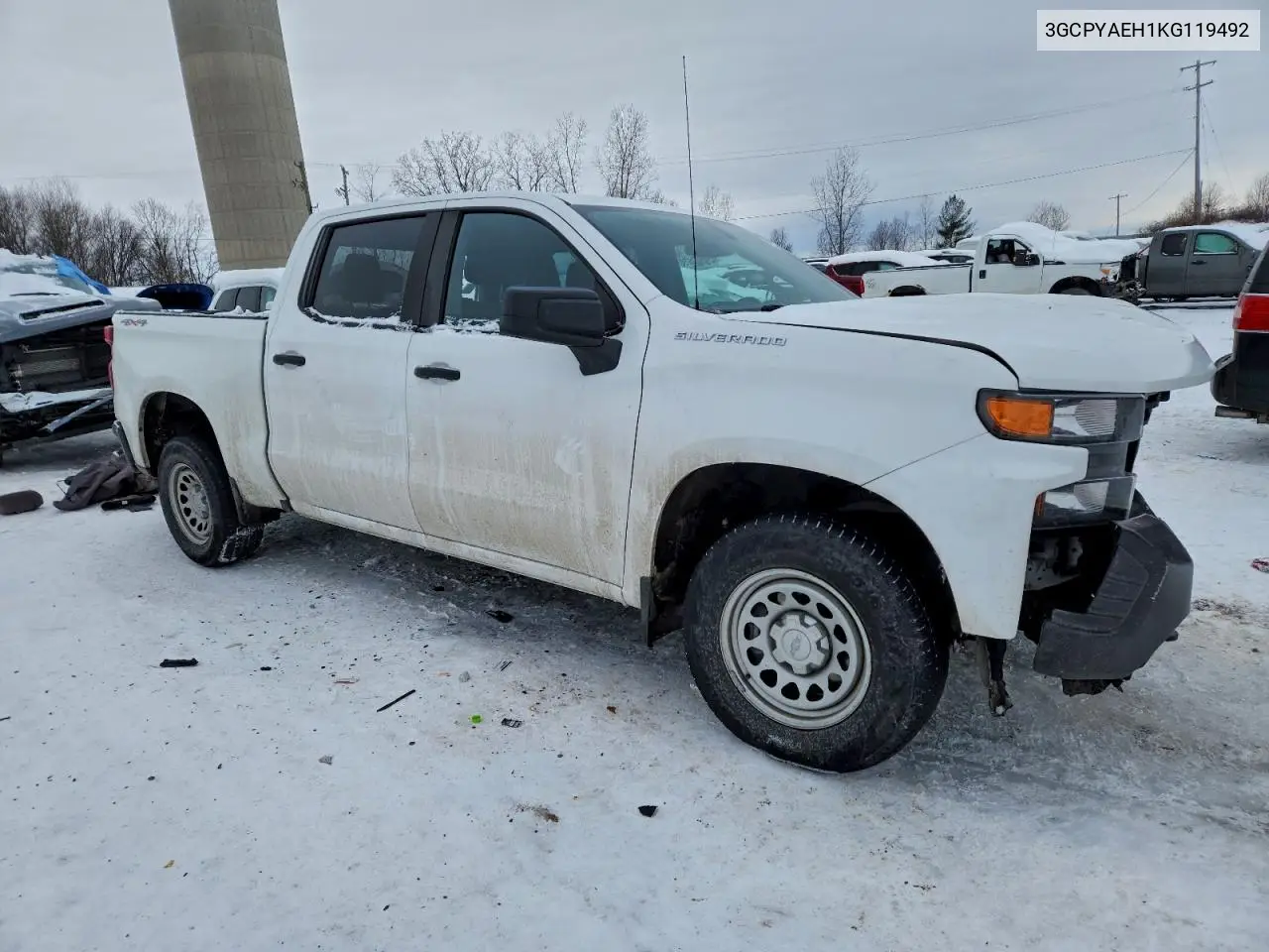 3GCPYAEH1KG119492 2019 Chevrolet Silverado K1500