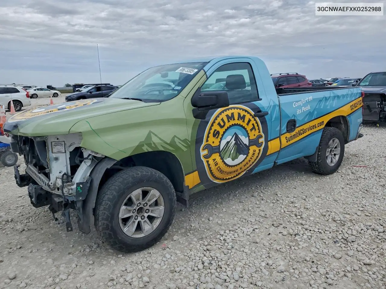 3GCNWAEFXKG252988 2019 Chevrolet Silverado C1500
