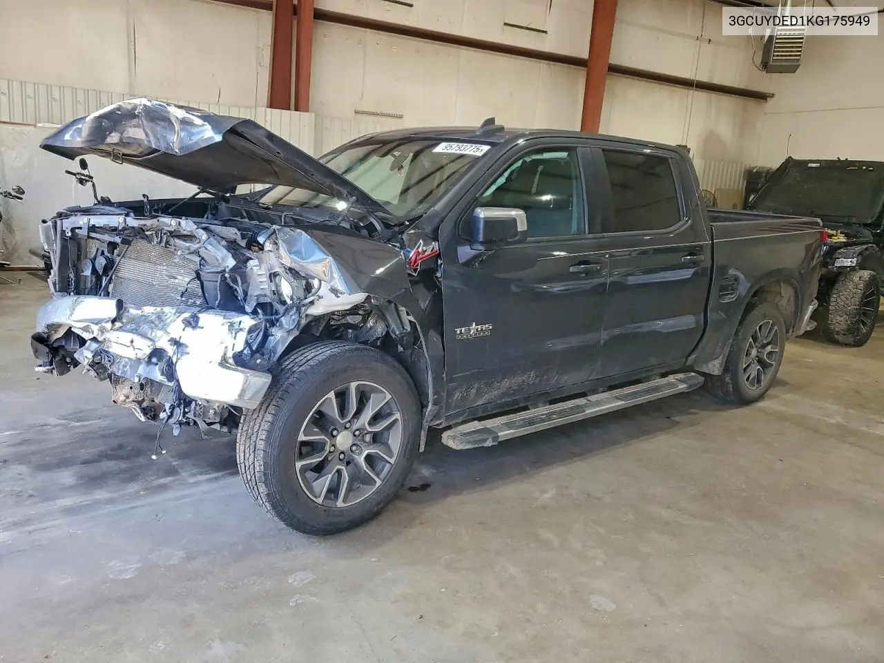 3GCUYDED1KG175949 2019 Chevrolet Silverado K1500 Lt