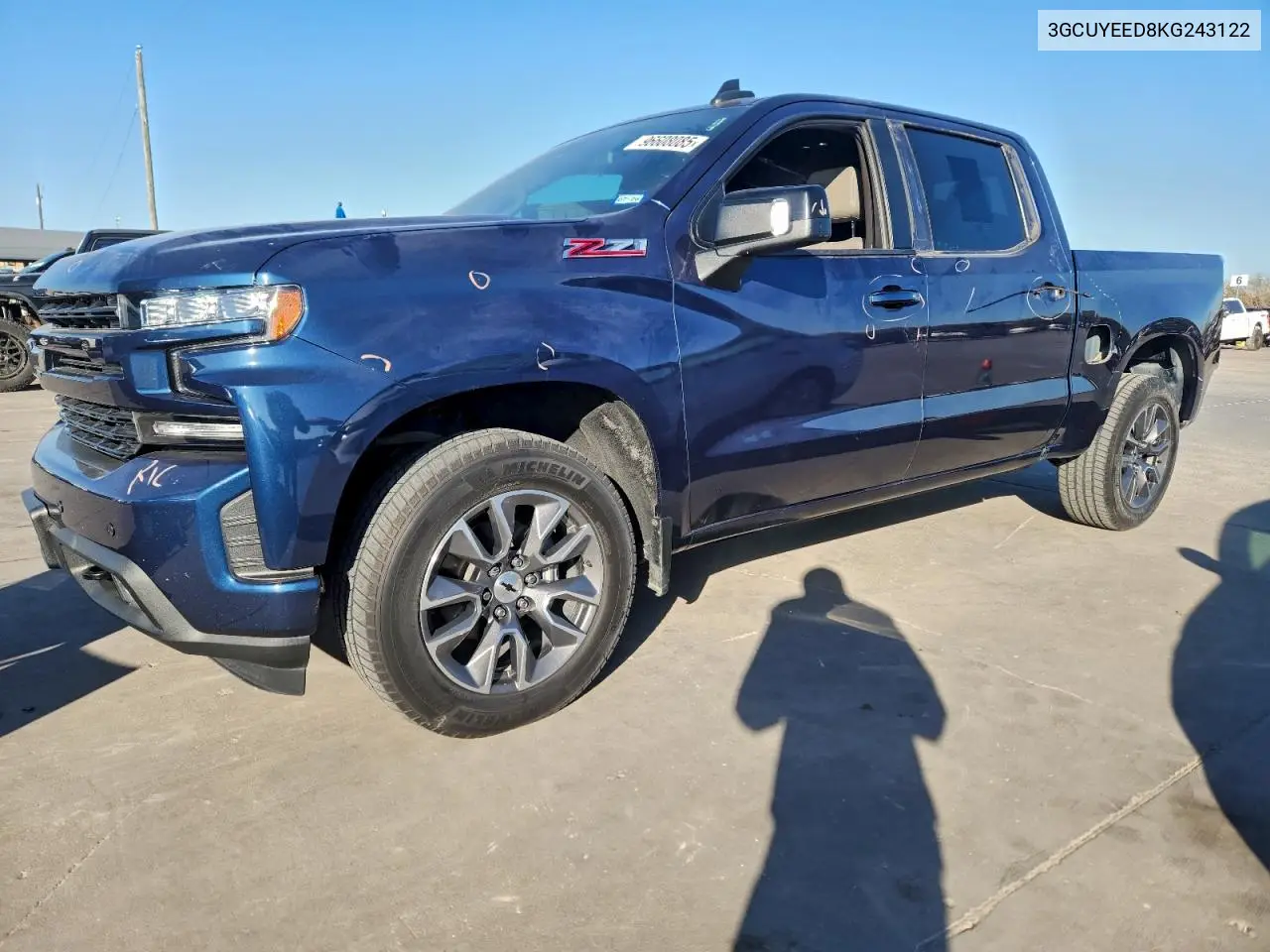 3GCUYEED8KG243122 2019 Chevrolet Silverado K1500 Rst