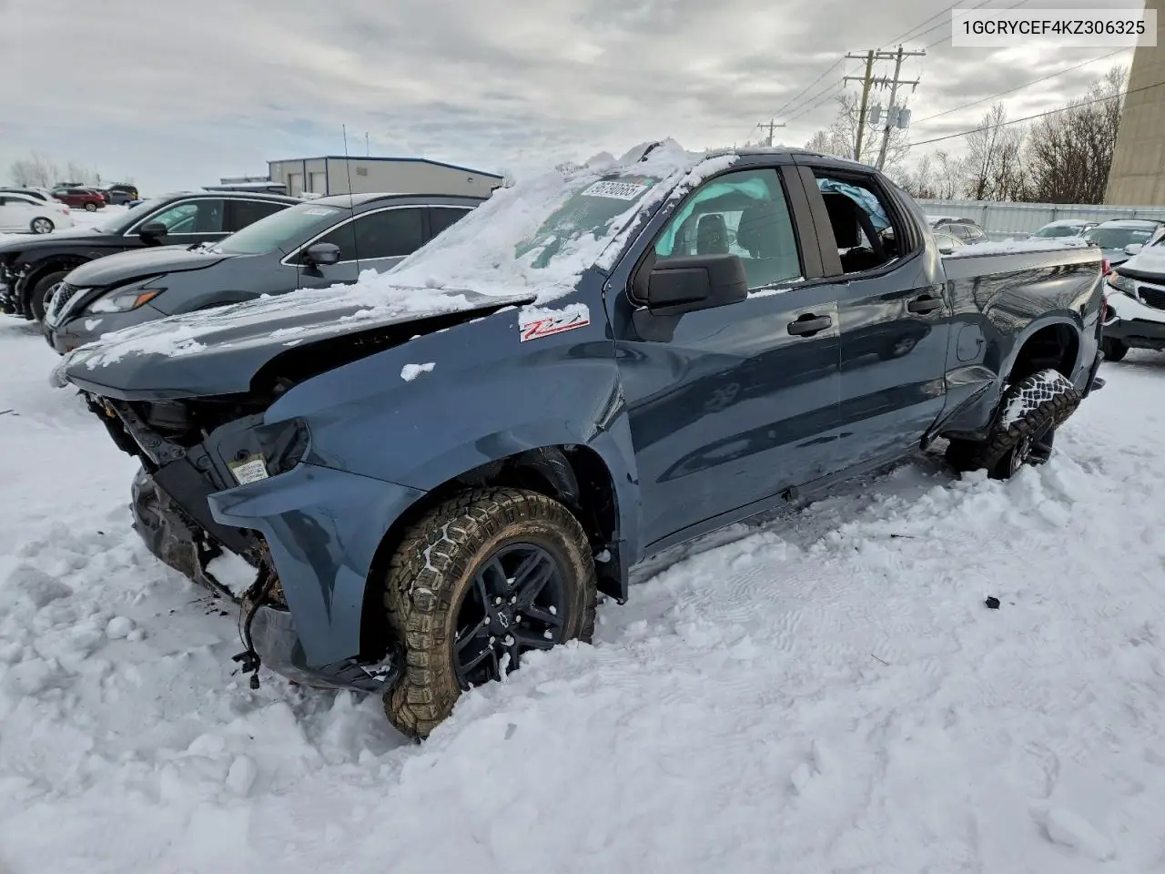 1GCRYCEF4KZ306325 2019 Chevrolet Silverado K1500 Trail Boss Custom