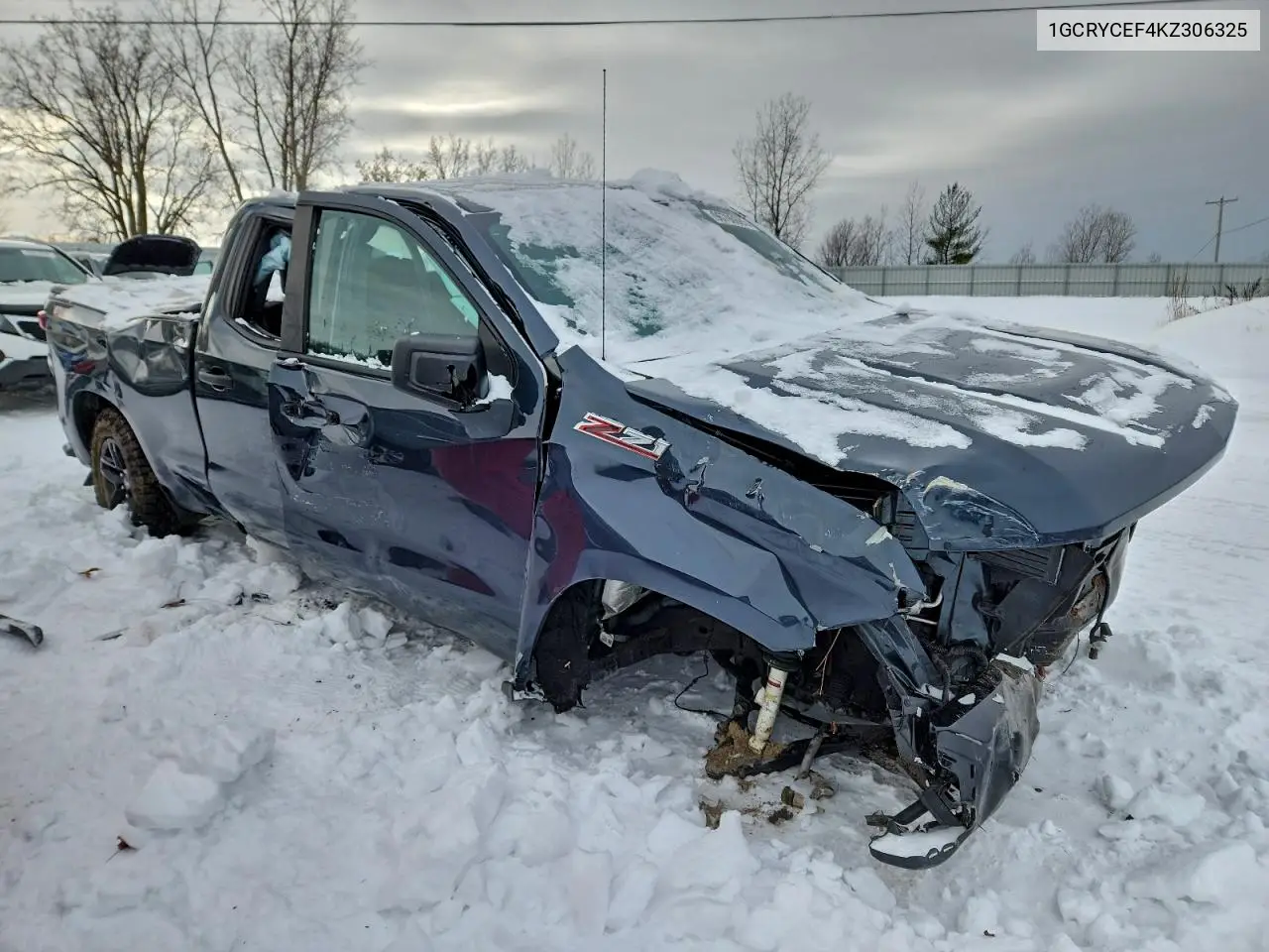 1GCRYCEF4KZ306325 2019 Chevrolet Silverado K1500 Trail Boss Custom