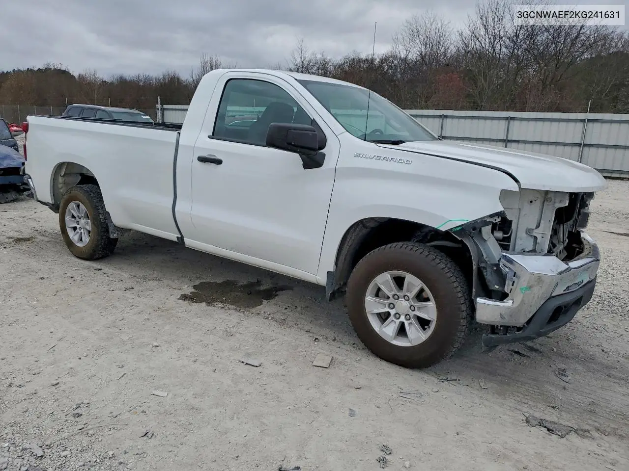 3GCNWAEF2KG241631 2019 Chevrolet Silverado C1500