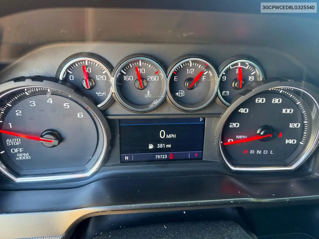 3GCPWCED8LG325540 2020 Chevrolet Silverado C1500 Lt