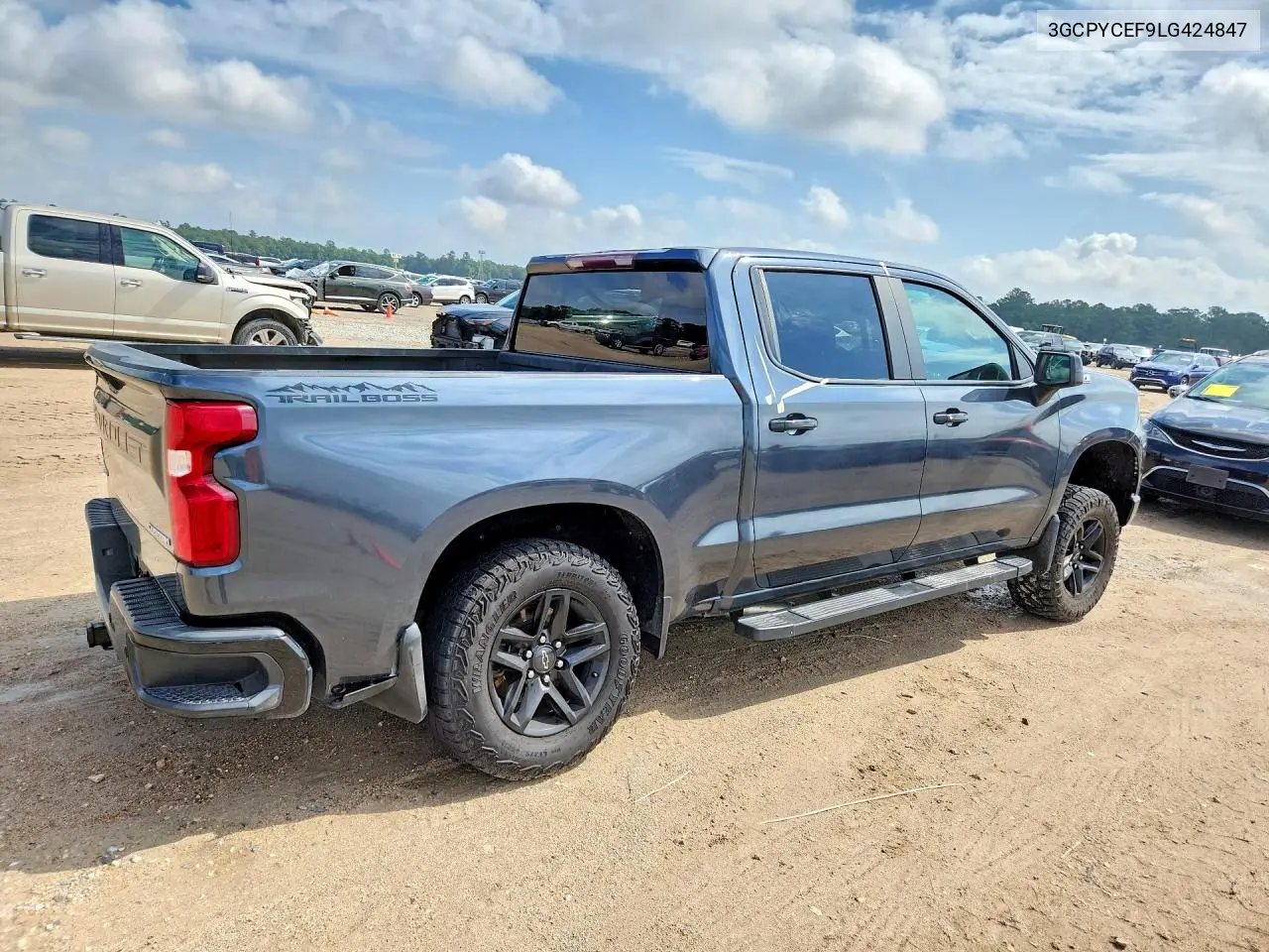 3GCPYCEF9LG424847 2020 Chevrolet Silverado K1500 Trail Boss Custom