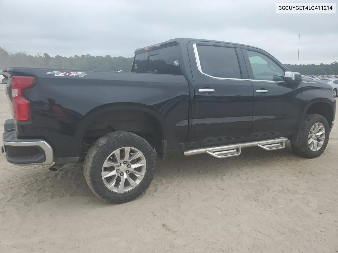 2020 Chevrolet Silverado K1500 Ltz VIN: 3GCUYGET4LG411214 Lot: 71229464