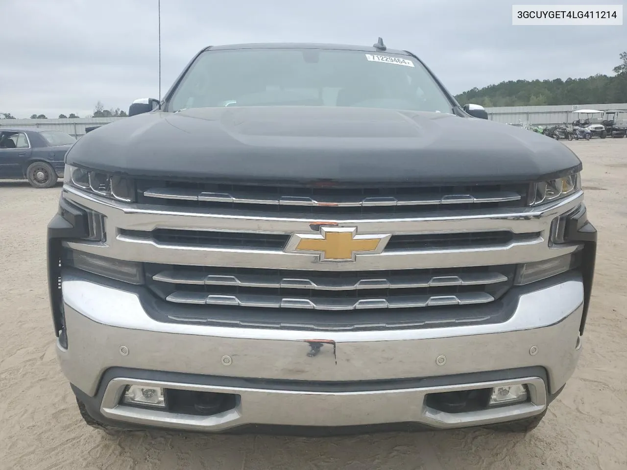 2020 Chevrolet Silverado K1500 Ltz VIN: 3GCUYGET4LG411214 Lot: 71229464