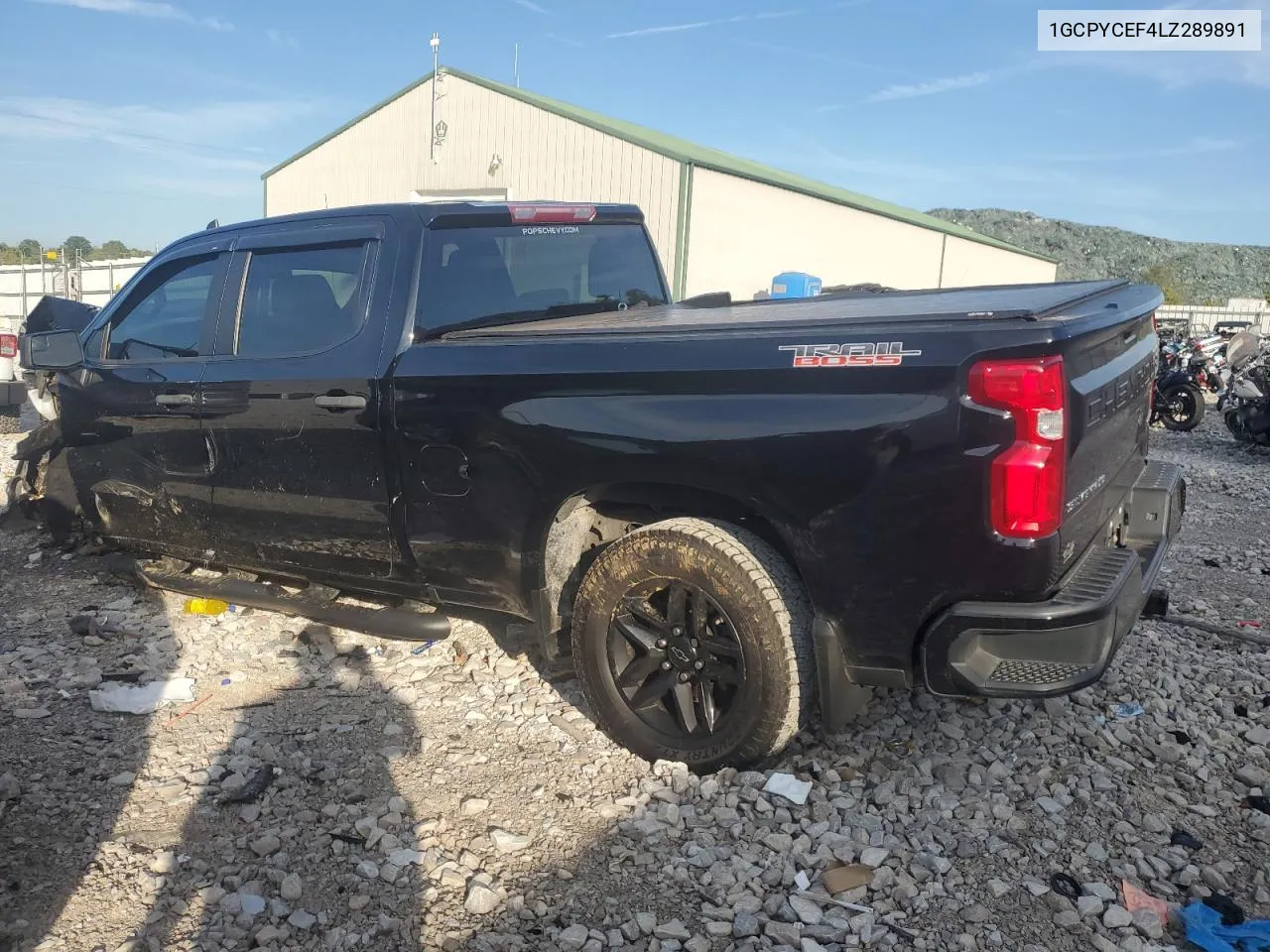 2020 Chevrolet Silverado K1500 Trail Boss Custom VIN: 1GCPYCEF4LZ289891 Lot: 72125444