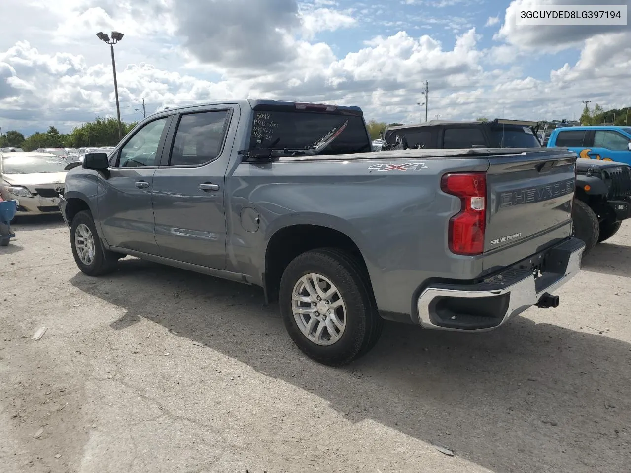 2020 Chevrolet Silverado K1500 Lt VIN: 3GCUYDED8LG397194 Lot: 73147364