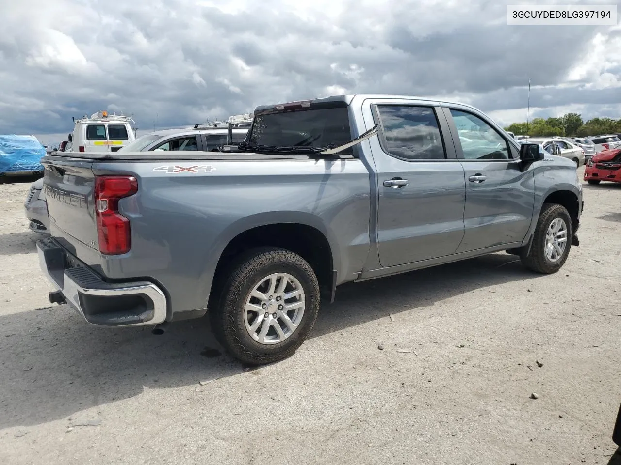 2020 Chevrolet Silverado K1500 Lt VIN: 3GCUYDED8LG397194 Lot: 73147364