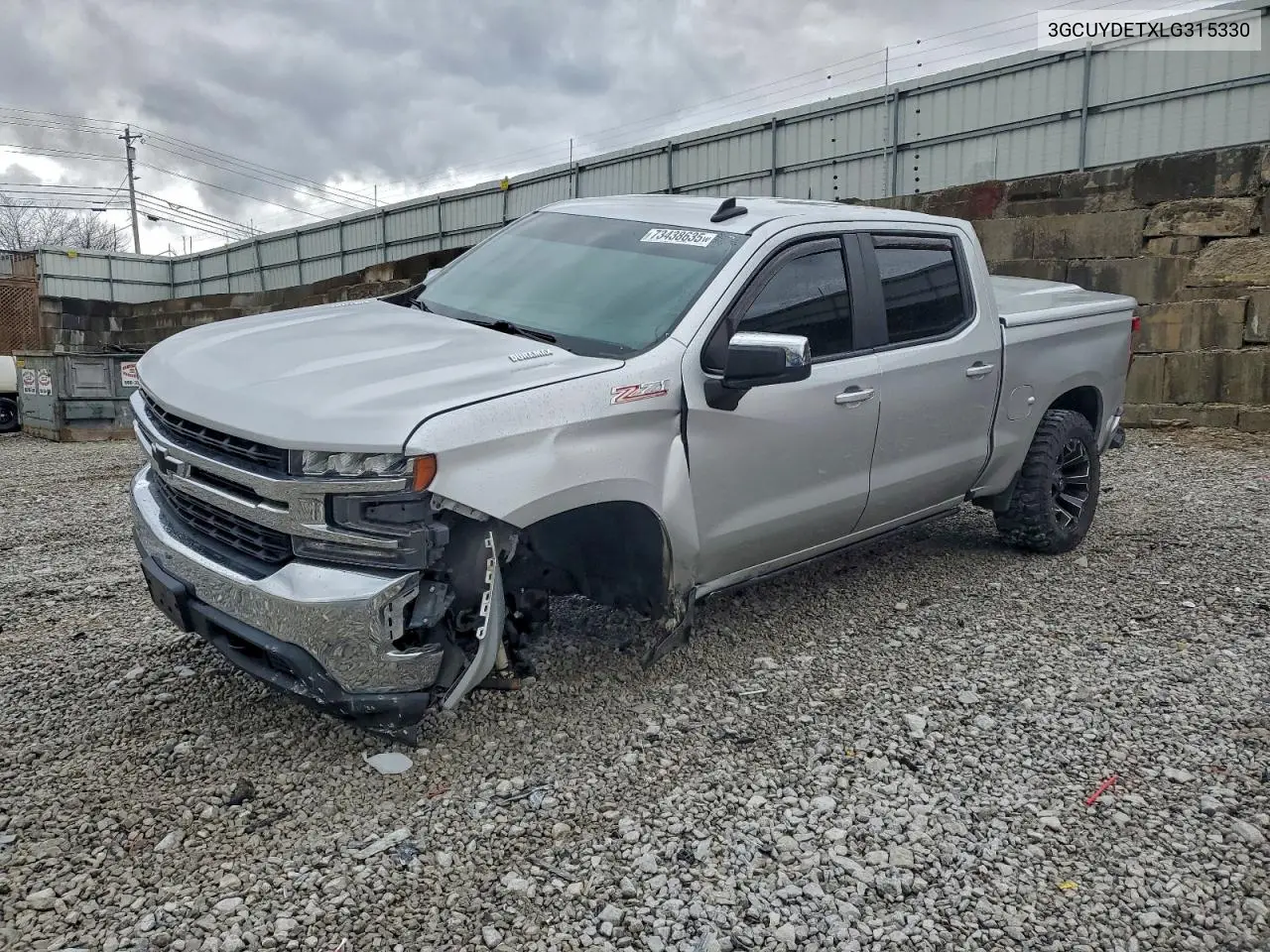 3GCUYDETXLG315330 2020 Chevrolet Silverado K1500 Lt