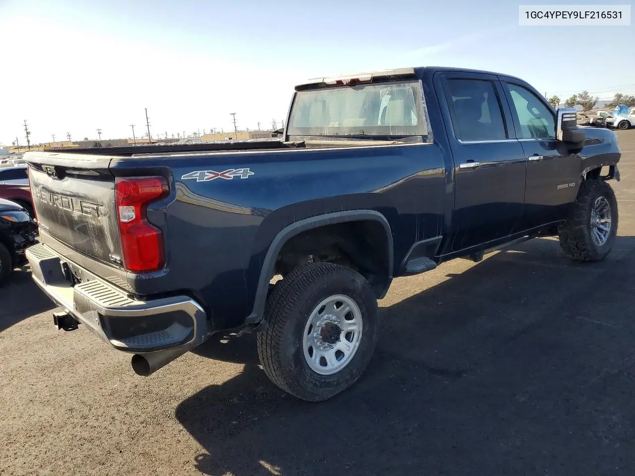 1GC4YPEY9LF216531 2020 Chevrolet Silverado K2500 Heavy Duty Ltz