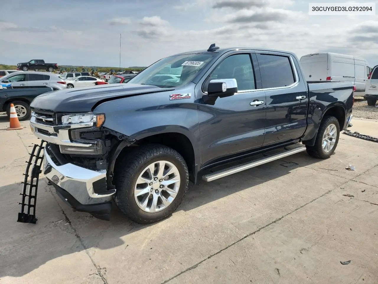 3GCUYGED3LG292094 2020 Chevrolet Silverado K1500 Ltz