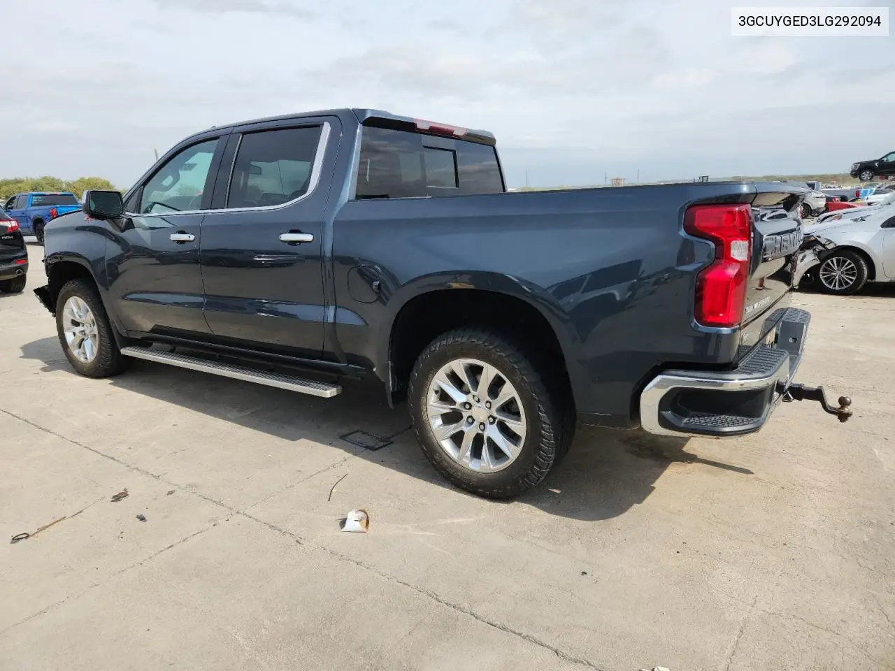 3GCUYGED3LG292094 2020 Chevrolet Silverado K1500 Ltz